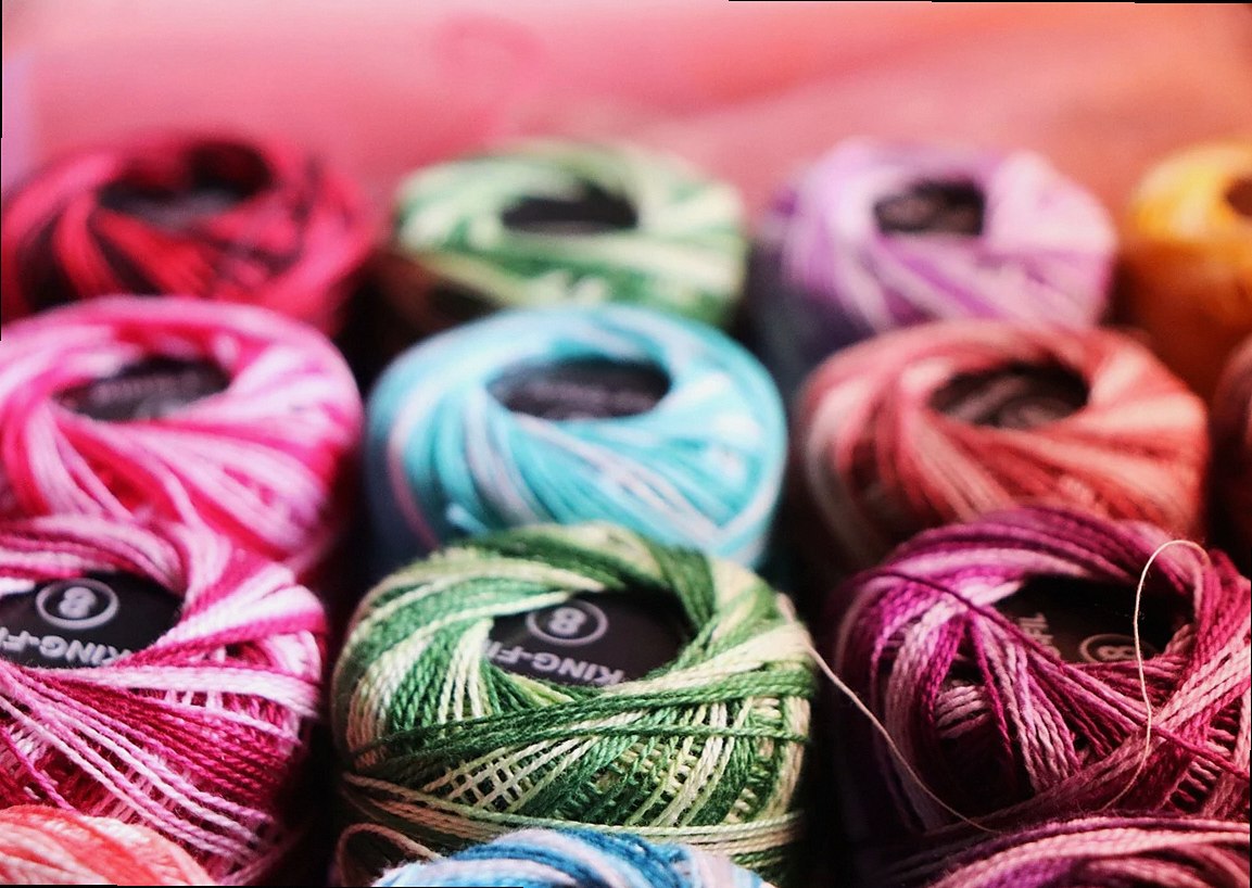embroidery thread, colorful yarn, crochet, knitting, craft supplies, handmade, needlework, textile art, vibrant colors, 